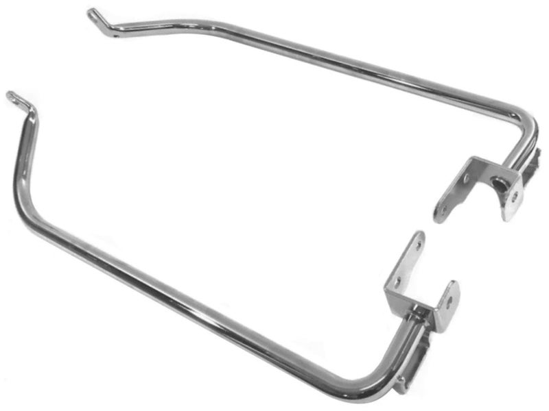 Eagle Skull Chrome Saddle bag Support Kit Brackets Mount for Harley Davidson Touring like Electra Street Glide Road King Ultra Classic Limited CVO 2014-2025 ref 90200981 Saddlebag Bags Bracket Mounts Saddlebags - Image 1